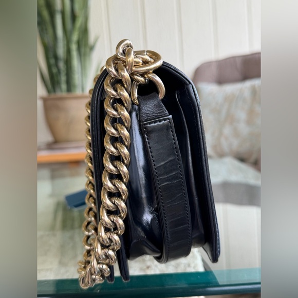 Chanel Le Boy In Gold Hardware With COA - Picture 4 of 11